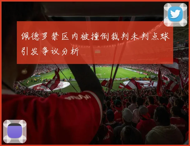 佩德罗禁区内被撞倒裁判未判点球引发争议分析